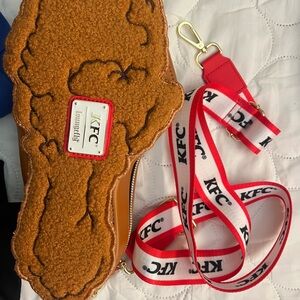 Loungefly KFC Drumstick Bag with Red and White Strap